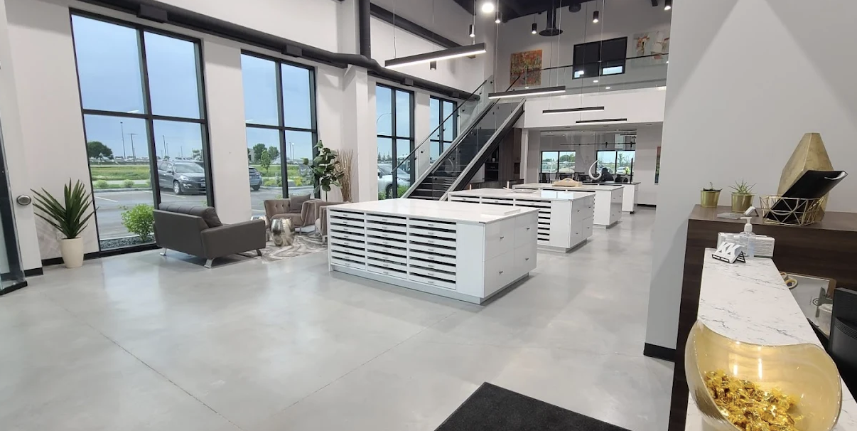 Keystone Granite showroom interior